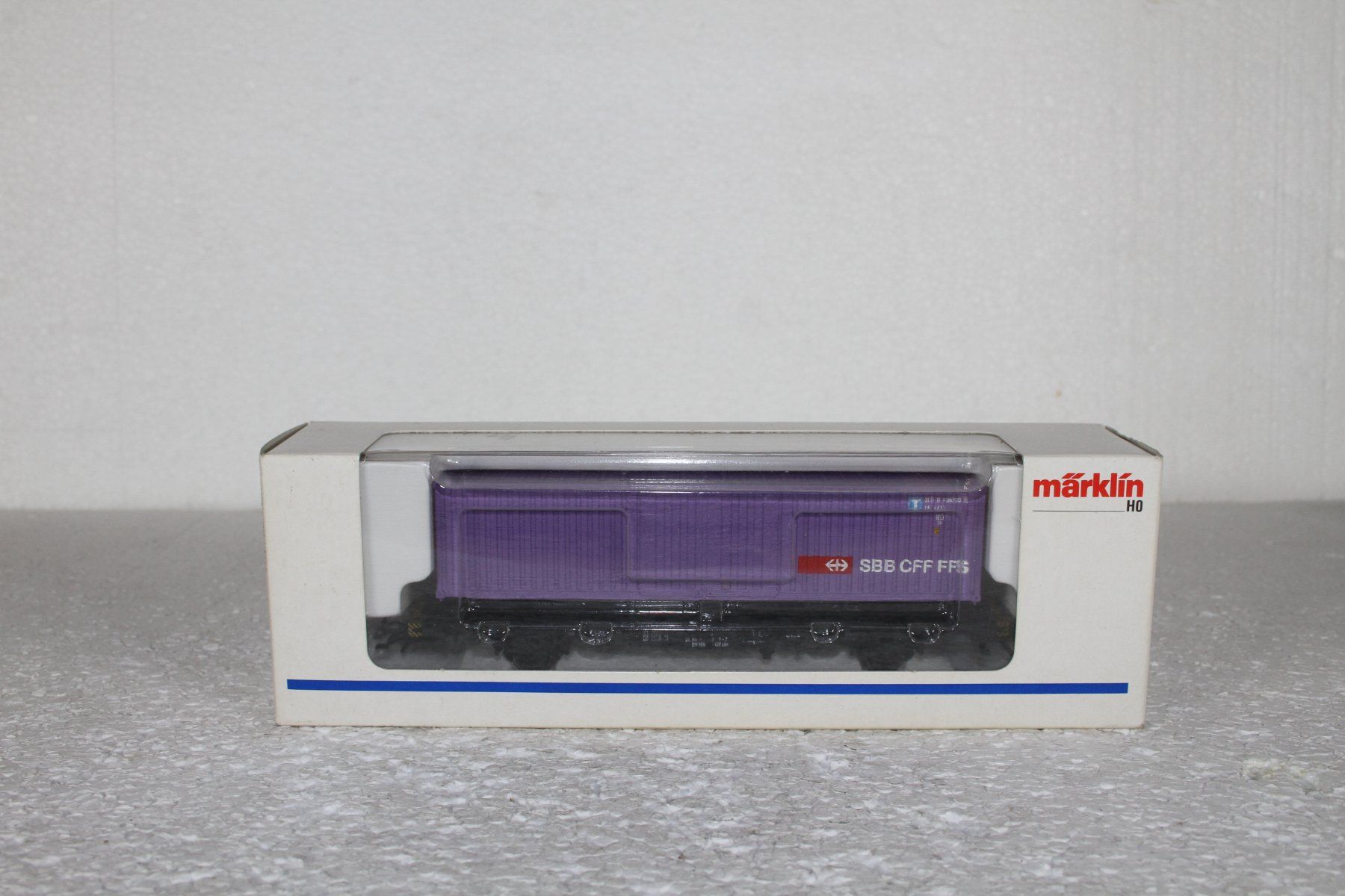 Märklin Modellini di ferrovie: Märklin 4852 SBB Containerwagen – Usato da Triesen venduto da gleis8