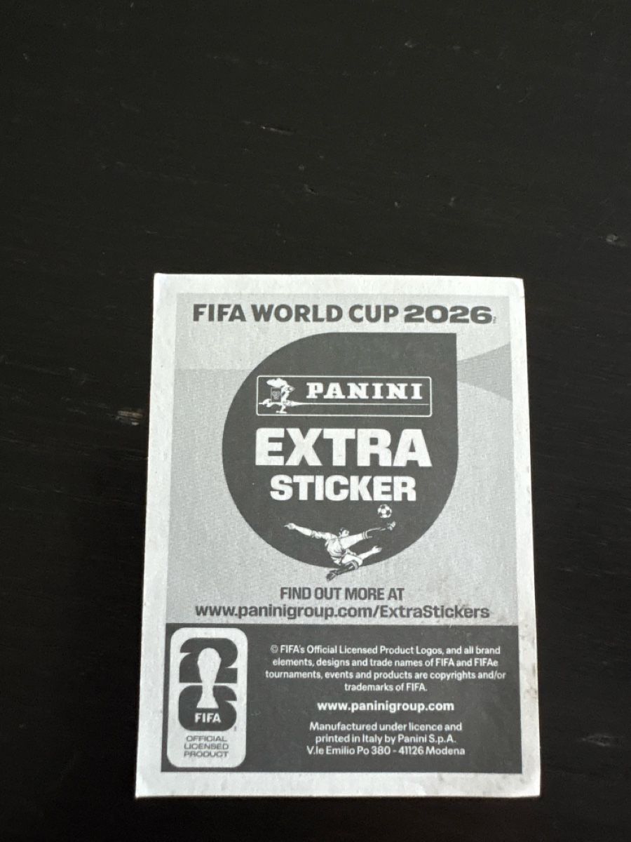 Panini Carte collezionabili: Extra Sticker Panini WM 2026 silber Moisés Caicedo – Nuovo (secondo la descrizione) da Bellach venduto da Fschoenbaechler 1