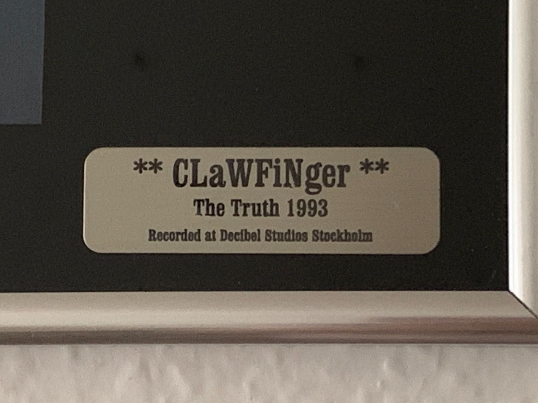 Foto & Immagini: Clawfinger The Truth Bild **Unikat** NEU – Nuovo e nell'imballaggio originale da Regensdorf venduto da Spyke55 1