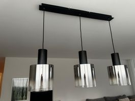 Hängeleuchte BETH – Metall/Glas in Schwarz - OP CHF 279