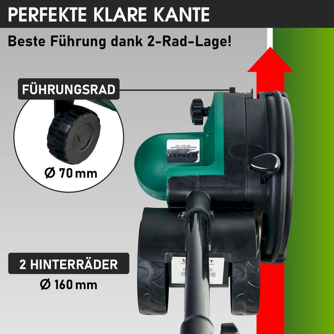 Tagliaerba: BRAST 1400+ elektro-Rasenkantenschneider – Nuovo e nell'imballaggio originale da Bottighofen venduto da zaap 4