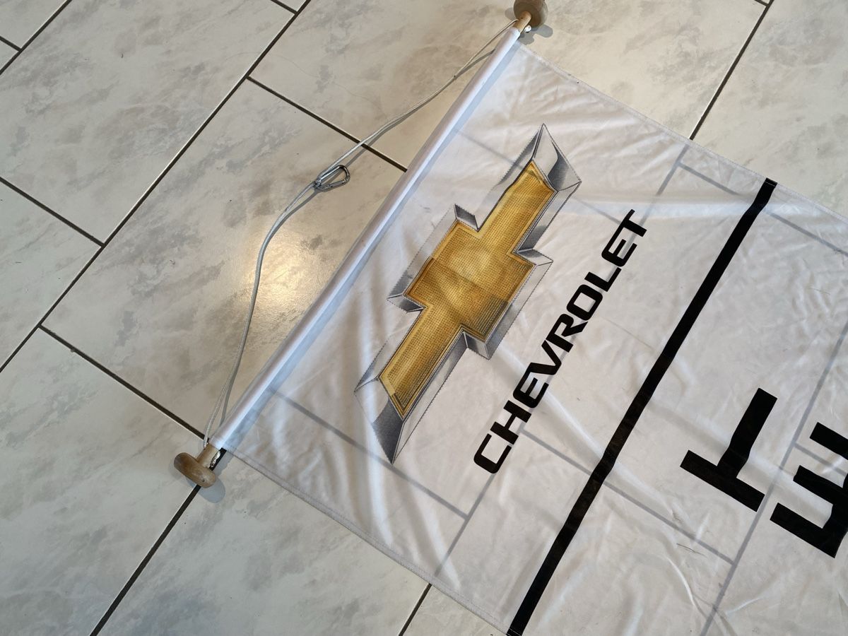 Chevrolet Fahnen: Fahnen von Chevrolet 80cm x 190cm – Gebraucht aus Hägglingen von Karin0802 6