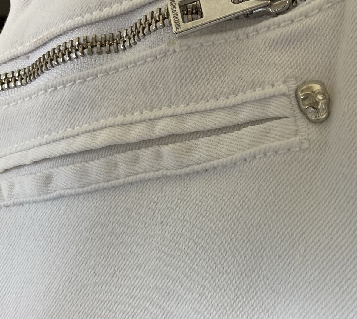 Zadig & Voltaire Jeans: Zadig & Voltaire jeans Blanc Taille 28 - stretch – Nuovo (secondo la descrizione) da Corseaux venduto da Mililaforet75 3