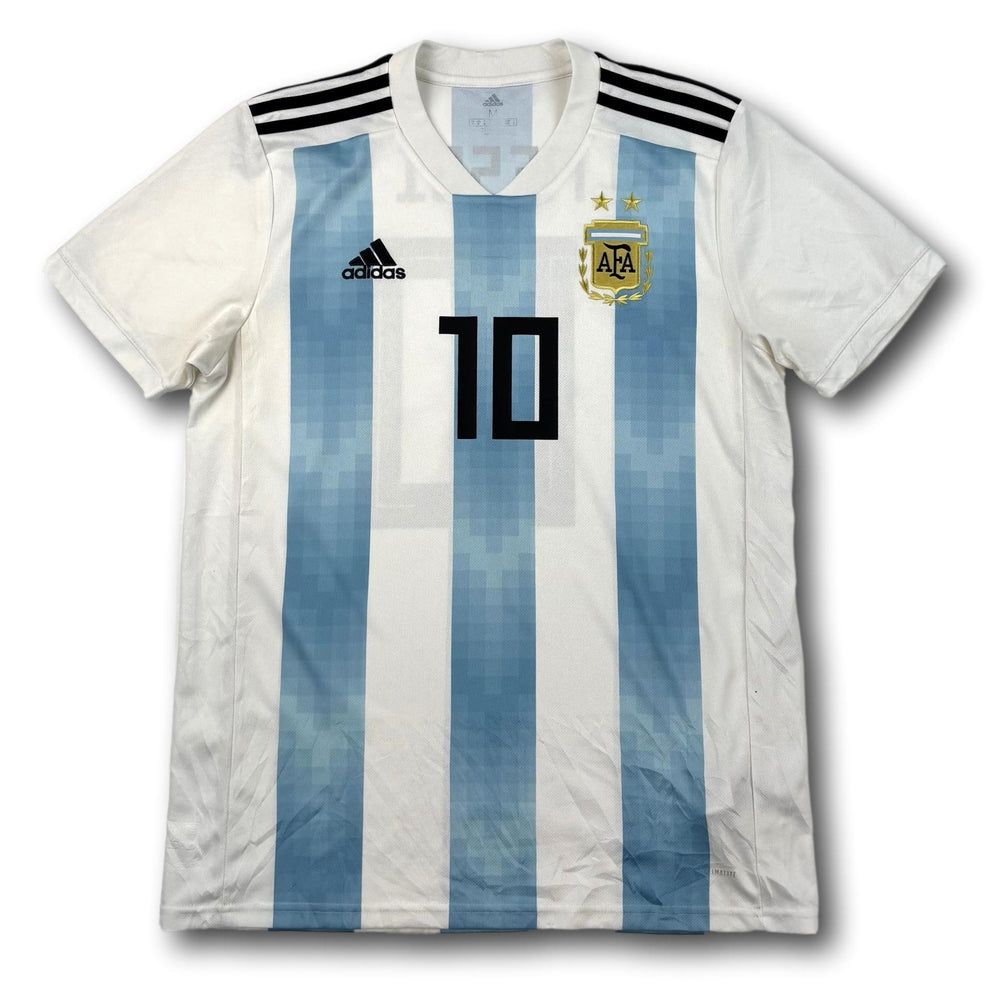Canottiere & Pantaloni: Argentinien - 2018-19 - Heim - M - adidas - Messi – Usato da Bolligen venduto da ToTheJerseyEquipment 1
