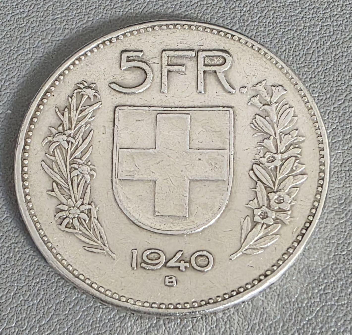 Tutti le monete: 5 Ff. 1940, Sehr gute erhaltung – Usato da Niederuzwil venduto da 262305