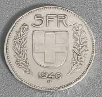5 Ff. 1940, Sehr gute erhaltung