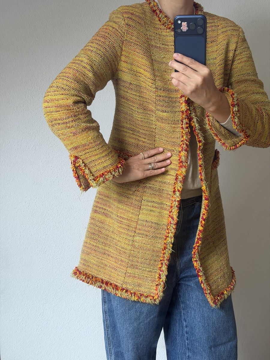 Giacche: TUMI Tweed Jacke mit Seide M  – Usato da Birmensdorf ZH venduto da elibela
