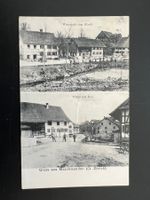 Ansichtskarte Maschwanden Post und Rest. Hörnli 1910  (V138)