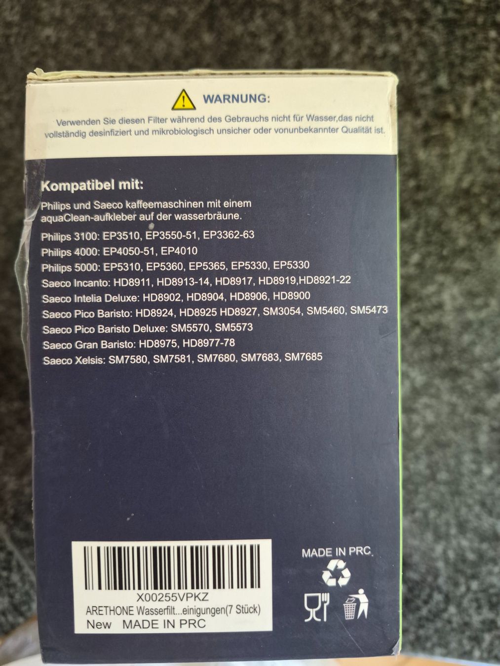 Sanitari: Wasserfilter für Kaffeemaschine – Nuovo e nell'imballaggio originale da Appenzell Steinegg venduto da rufu73 1