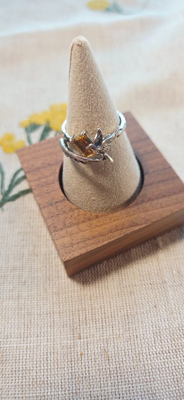 Anelli: NEW - S925 Citrine Ring (Adjustable) – Nuovo (secondo la descrizione) da Zürich venduto da cin_wcf6 5
