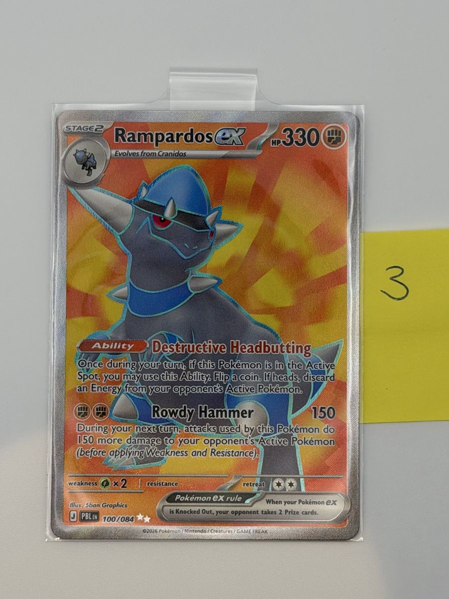 Pokémon Sammelbilder & Trading cards: Pokémon Rampardos ex 100/084 – Neu (gemäss Beschreibung) aus Uster von CDM96