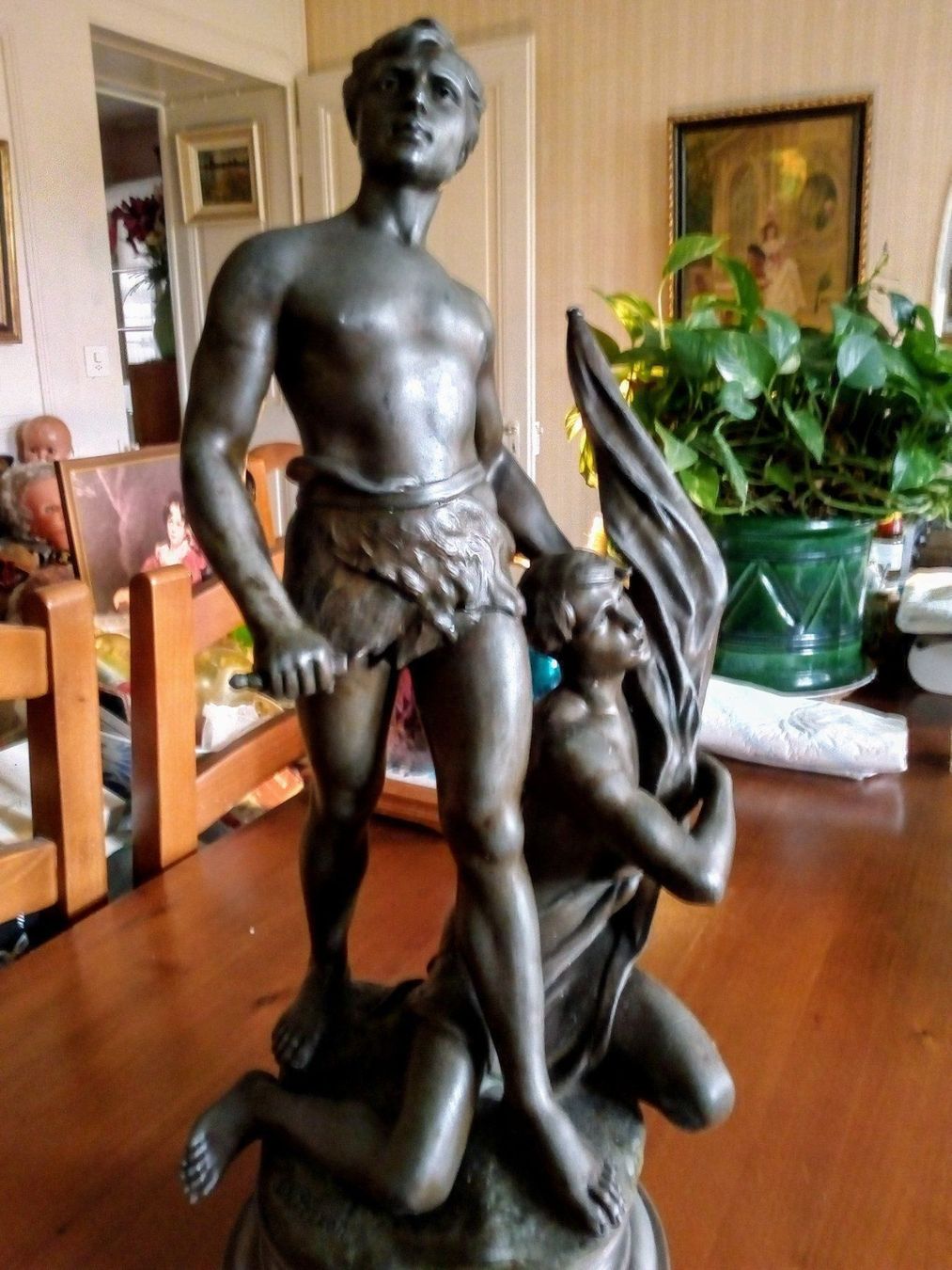 Sculture & Statue: SCULPTURE "MEDAILLE AU SALON"  CH.PERRON – Usato da L'Auberson venduto da VR4Z1990A 5