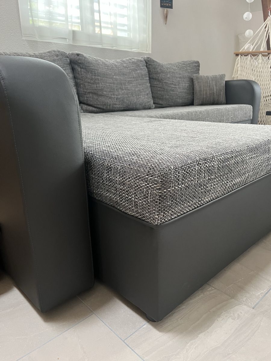 Sofas: Ecksofa grau Kunstleder guter Zustand – Gebraucht aus Pfäffikon ZH von han_7b28 3