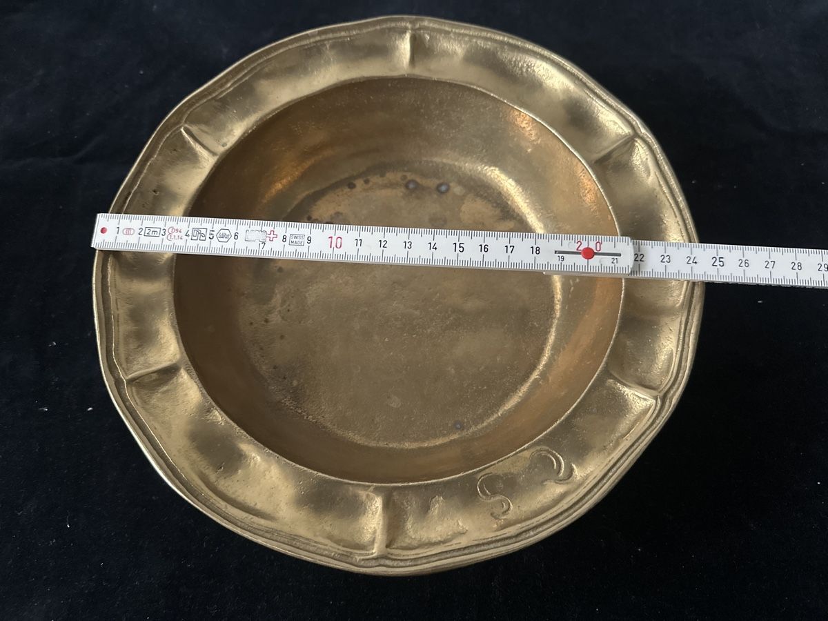 Servierplatten: Antike Messing Schale Schüssel  21cm Durchmesser – Gebraucht aus Zürich von Chaeffeler 3