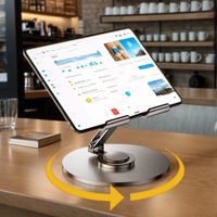 Praktischer Tablet Halterung, verstellbar & drehbar!