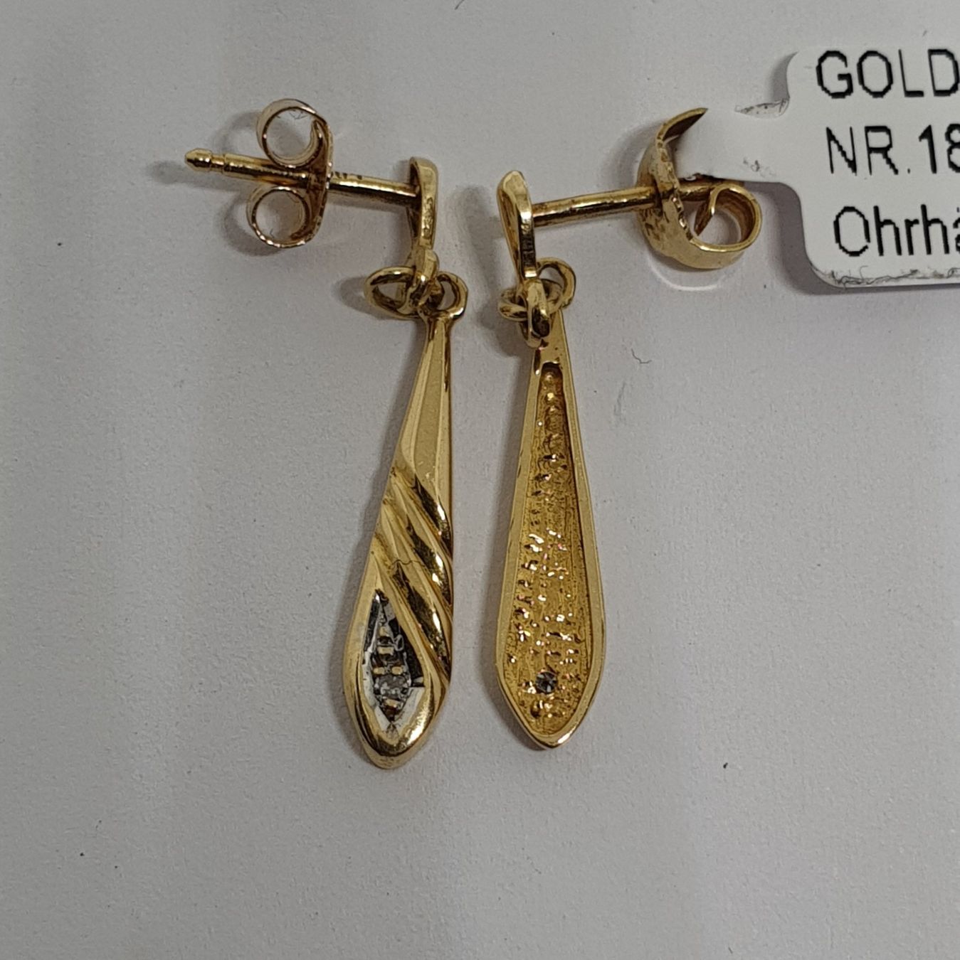 Ohrringe & -stecker: Echt 18K Gold - Diamant Ohrhänger – Gebraucht aus Luzern von luzerngoldhaus 3