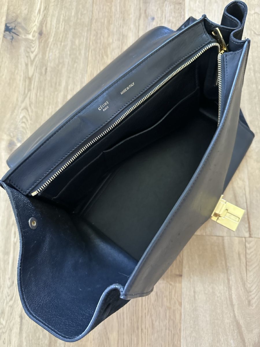 Celine Taschen für Damen: Sac à main Céline Trapèze cuir daim noir  – Gebraucht aus Commugny von rus_my8v 7