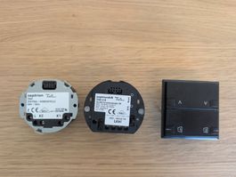 Feller Zeptrion Air 3340-2-B WLAN mit 3320 und Abdeckung SW