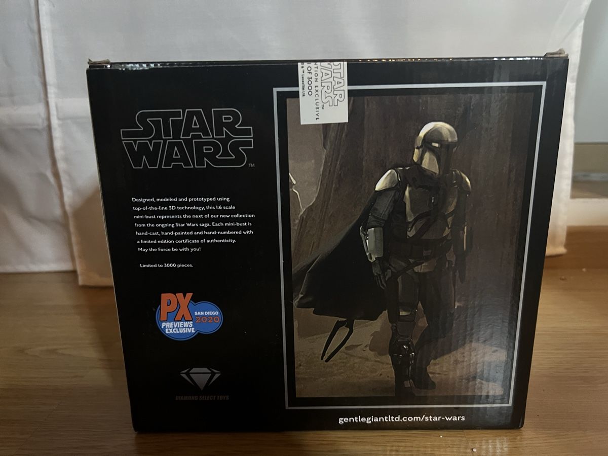 Star Wars Statuette: Star Wars The Mandalorian Büste – Nuovo (secondo la descrizione) da Luzern venduto da Mytigger 3