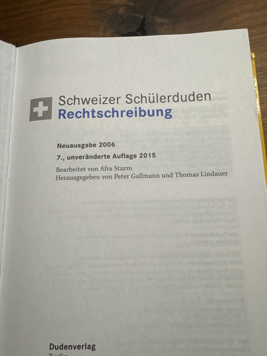 Bücher: Duden Rechtschreibung Lehrmittel  – Gebraucht aus Oberweningen von Jogi2 3