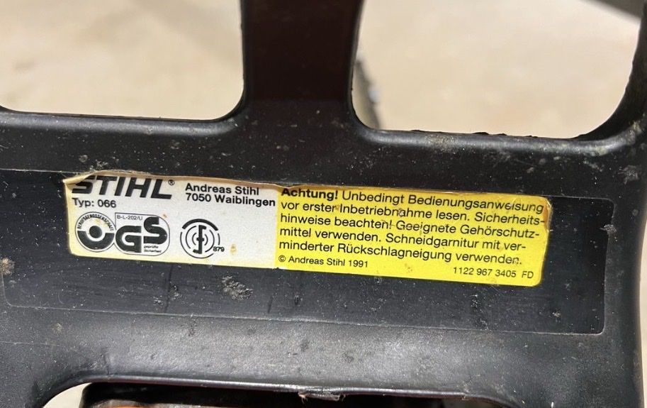 Stihl Scies: STIHL 066 – D'occasion à Rothenburg par moni44 5