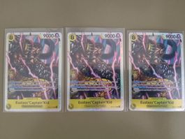 One Piece 3x Eustass"Captain"Kid Eng OP10-112 First Print