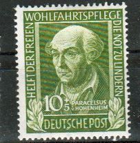 Alle Briefmarken: BRD, Mi 119* mit Falz – Neu (gemäss Beschreibung) aus Langenthal von 1195