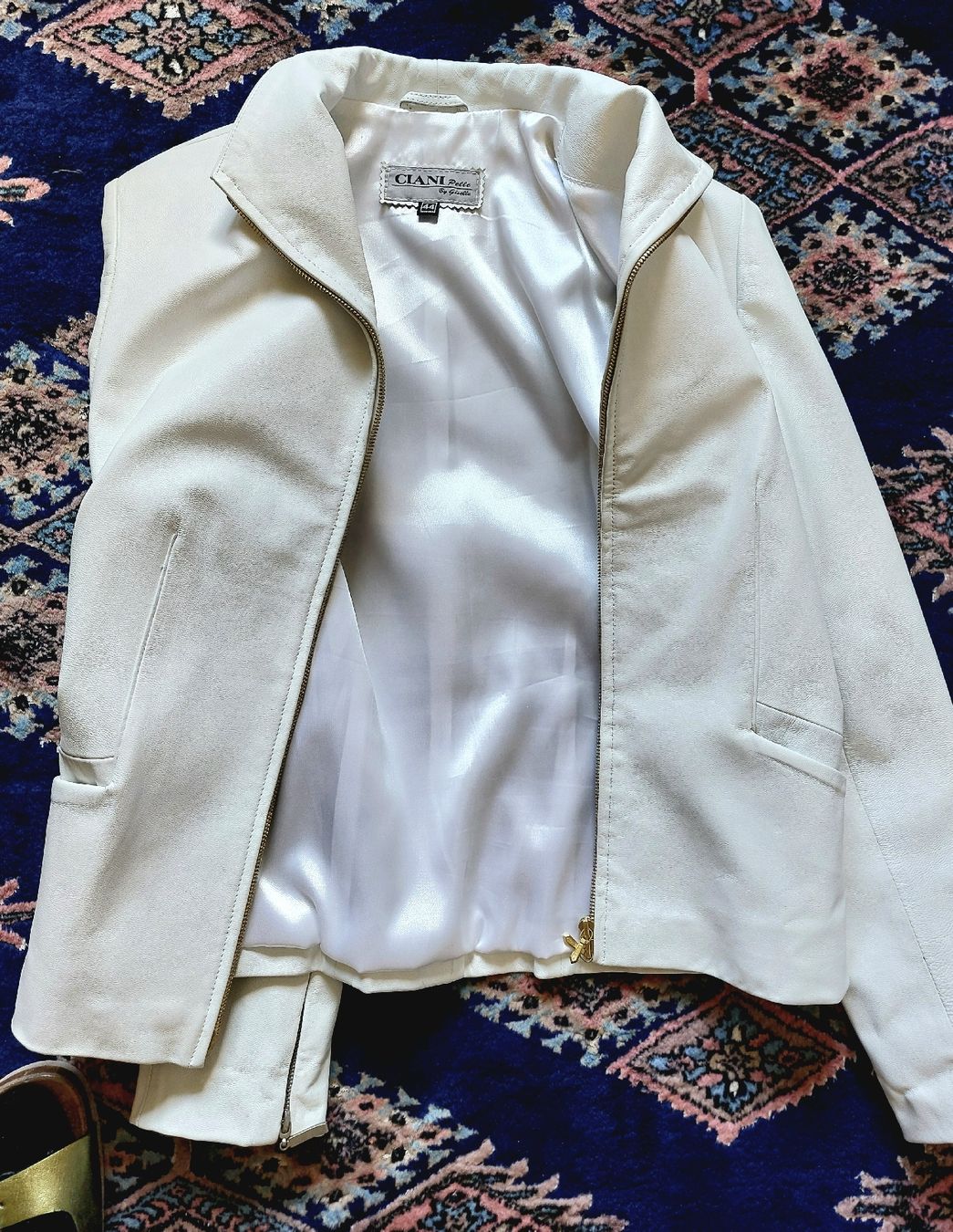 Giacche: Echt Leder Jacke weiss Gr.38 (It.44) – Nuovo (secondo la descrizione) da Balsthal venduto da More4you 4