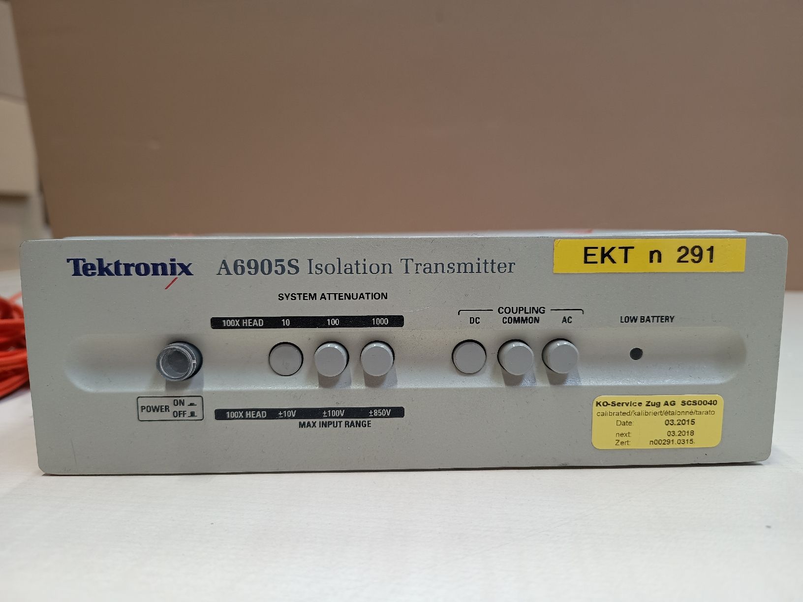 Misurare: Tektronix A6905S Isolation Transmitter, defekt – Difettoso da Döttingen venduto da Schlei 1