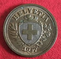1 RAPPEN JAHR 1937 - SCHWEIZ