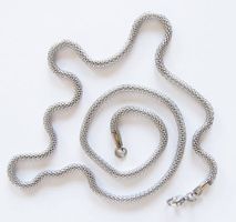 Chromstahlkette 550x3,5mm Schlangenkette