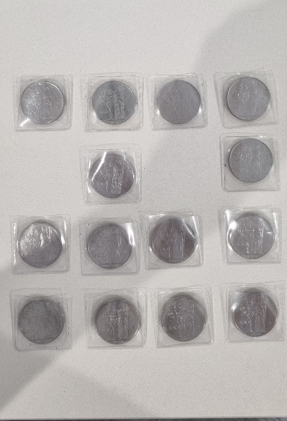 Tutti le monete: Serie 100 lire Minerva dal 1955 – Usato da Ligornetto venduto da nic_rp2g