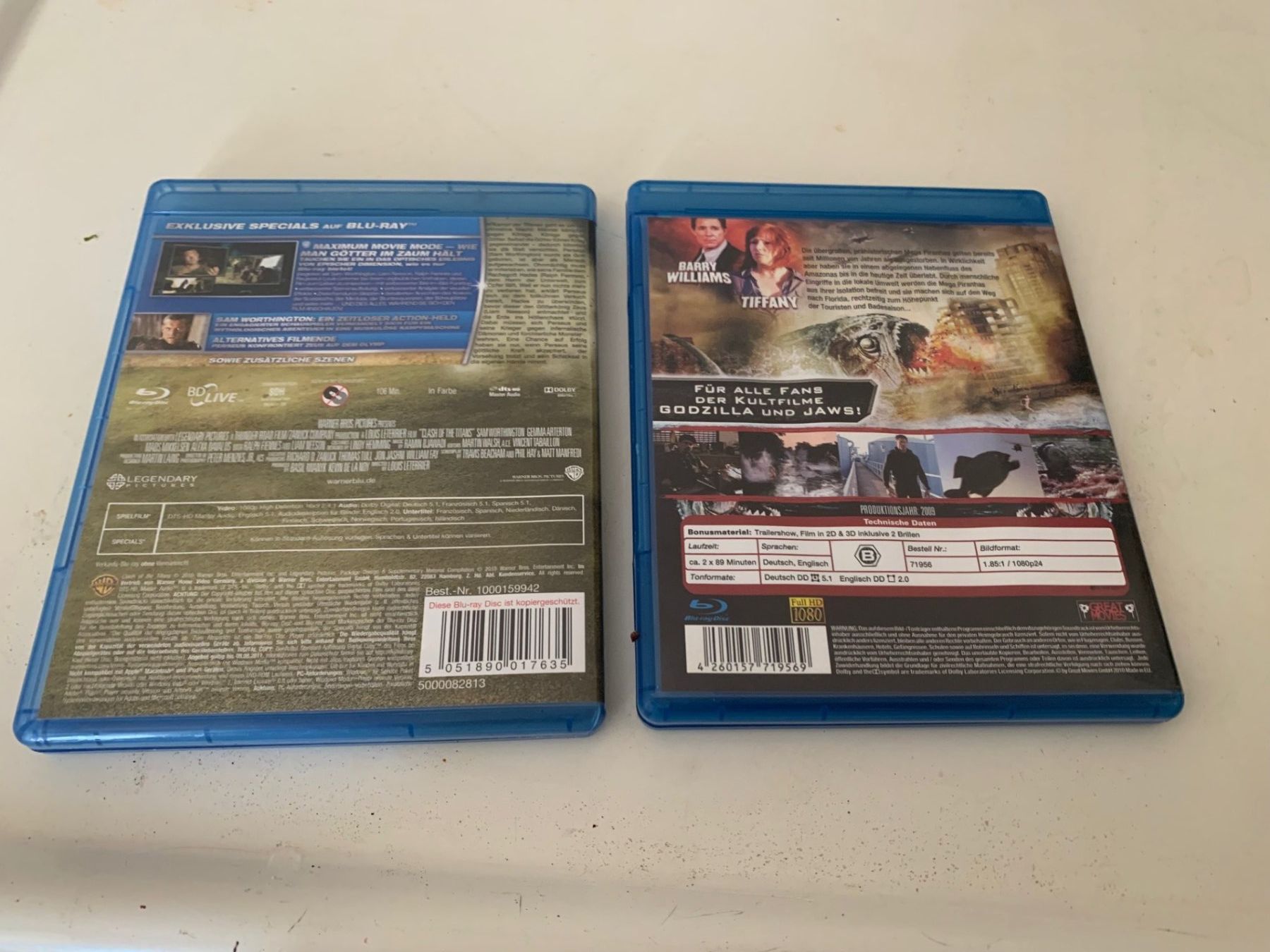 Alle DVDs: Kampf der Titanen  Megapiranha Special Edition Blu-ray Discs – Gebraucht aus Emmen von newcar4you 1
