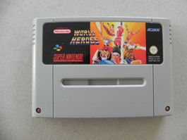 Super Nintendo SNES Kult Action Game World Heroes