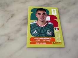 Panini Fifa Fussball WM 2026 Sticker Carlos Rodriguez Mex 9