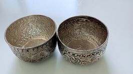 2 kleine Dosen aus Silber