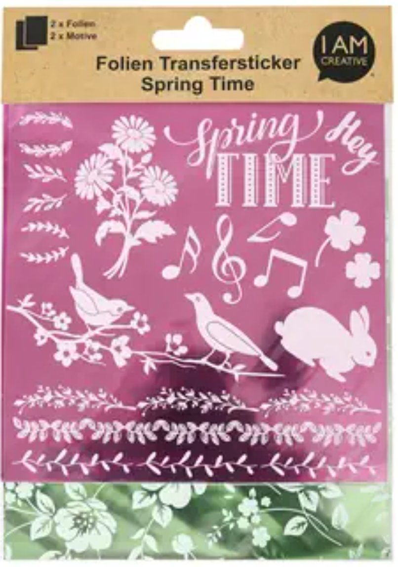 Sticker: Folien Transfer Sticker Spring time DIY – Usato da Strengelbach venduto da maskil