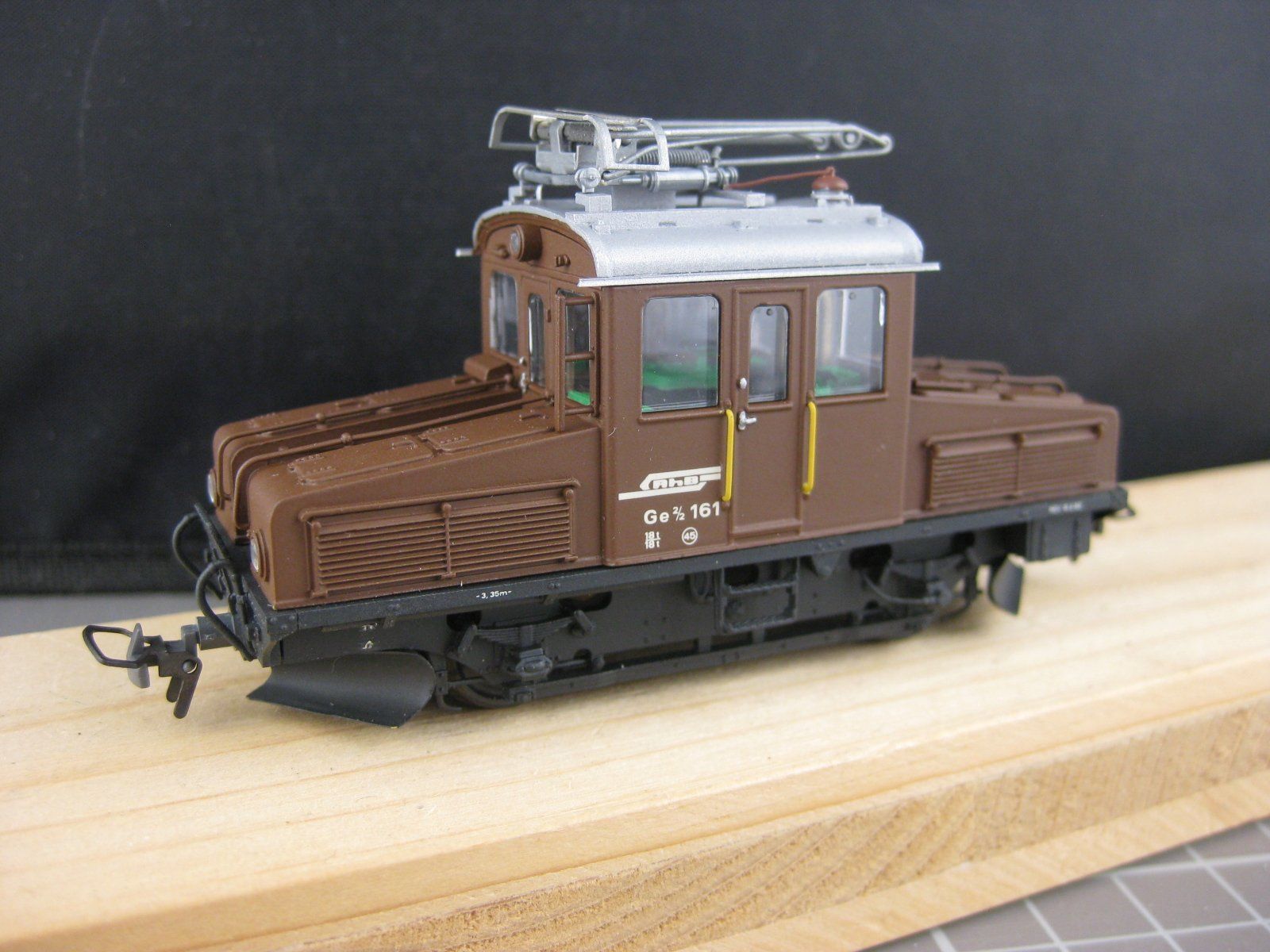Bemo Modellini di ferrovie: BEMO 1277 121, RhB Ge 2/2 161 braun, mit OVP – Nuovo (secondo la descrizione) da Malters venduto da Marosko 1