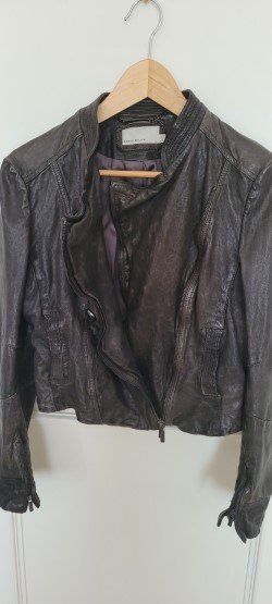 Karen Millen Giacche: Karen Millen wunderschöne Lederjacke – Nuovo (secondo la descrizione) da Zufikon venduto da andrea0510 3