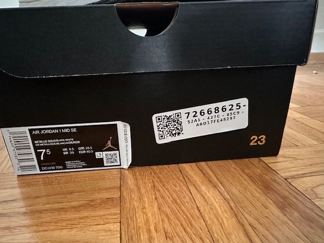 Scarpe da uomo: Baskets Nike Air Jordan 1 Mid SE "Metallic Gold" – Nuovo (secondo la descrizione) da Lausanne venduto da Magic1900 4