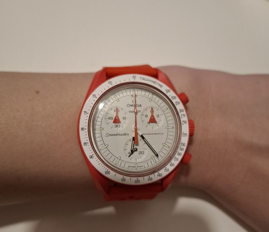Swatch Orologi: Omega x Swatch Moonswatch Mission to Mars – Usato da Emmen venduto da PrelovedPicks 2