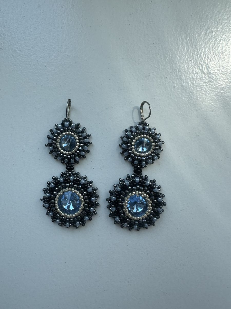 Orecchini pendenti & Orecchini a lobo: Blue earrings – Nuovo (secondo la descrizione) da Uster venduto da Monika_OB 1
