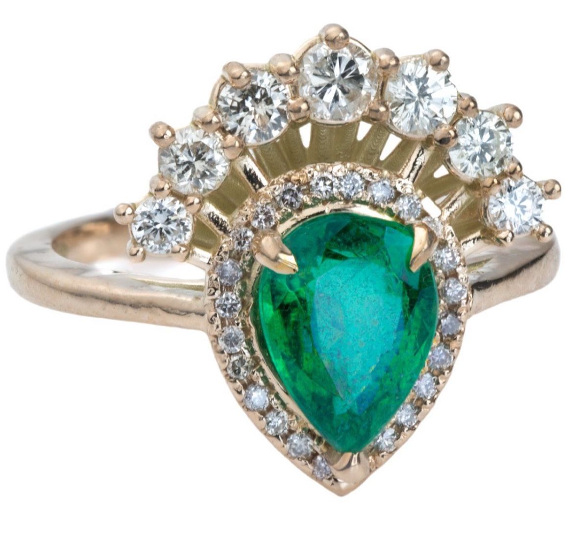 Anelli: Extravagant 1.51ct Smaragd Ring GIA Zertifikat – Nuovo e nell'imballaggio originale da Untersiggenthal venduto da TimeandShine 2