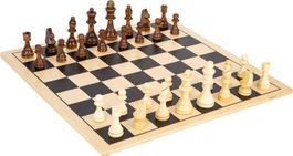 Échecs et dames XL en bois ( NEUF )