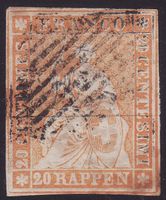 Strubel ZNr. 25B, SH-Nr. 25B1.II.c mit Attest Hermann