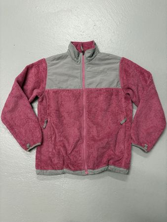 The North Face Fleecejacke Mädchen Gr. XL (16) pink grau