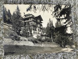 Echt Photo Karte / Arosa - Pension Chalet Müller 1930