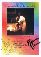 Jane Fonda Jon Voight & Bruce Dern Autogramm signiert Karte