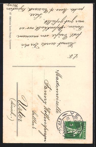 Cartoline postali: AK Vevey, Eglisse russe, 1909 – Usato da Berlin venduto da bartko-reher 1