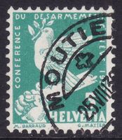 SBK-Nr. 185 (Abrüstungskonferenz Genf 1932) gestempelt